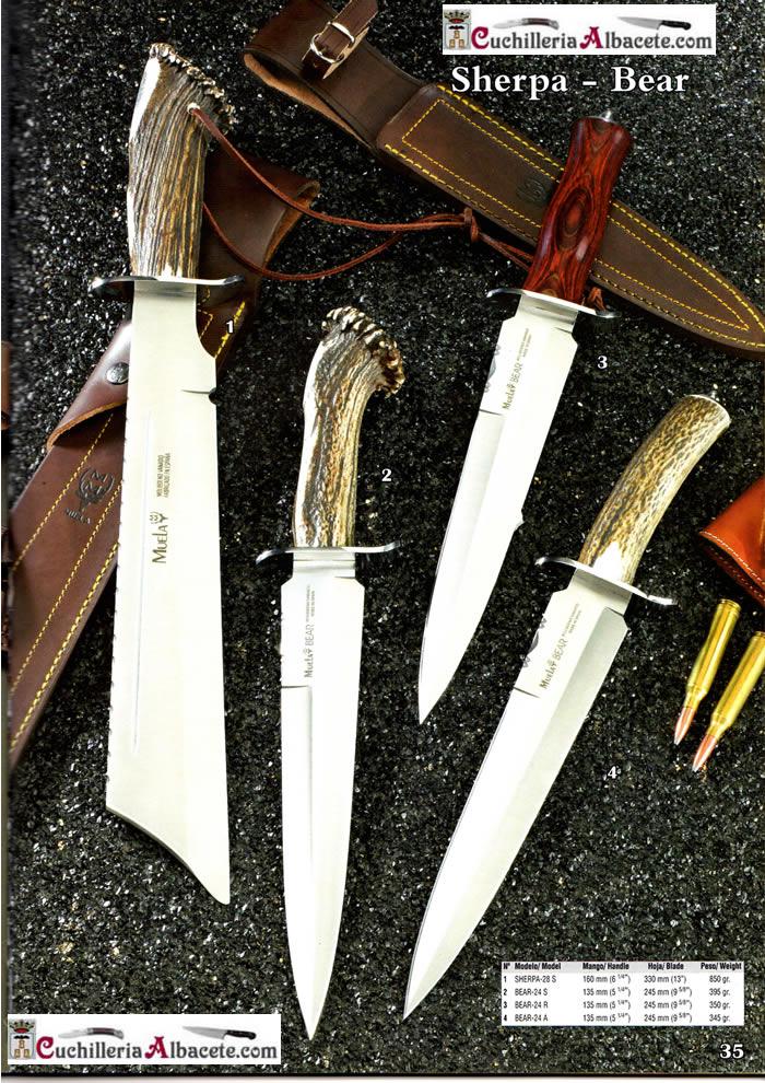 SHERPA BEAR Muela hunting knives hunting knives, SHERPA28S Cutlery