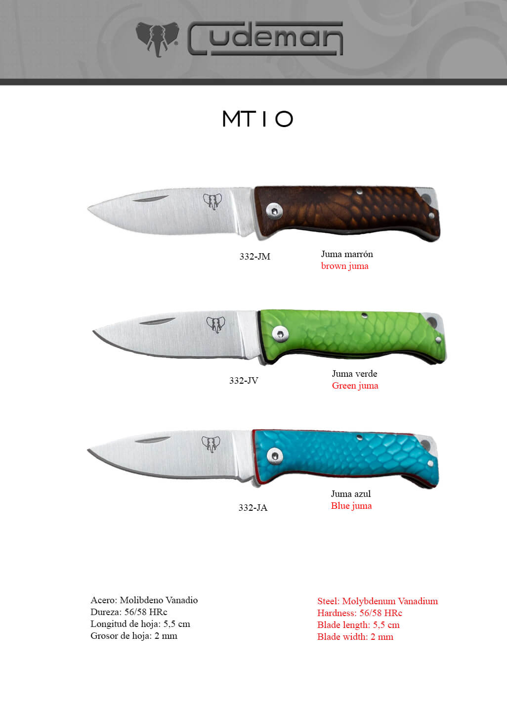 CUCHILLOS MT-10