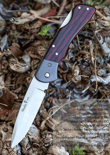 NAVAJA BX MADERA ROJA