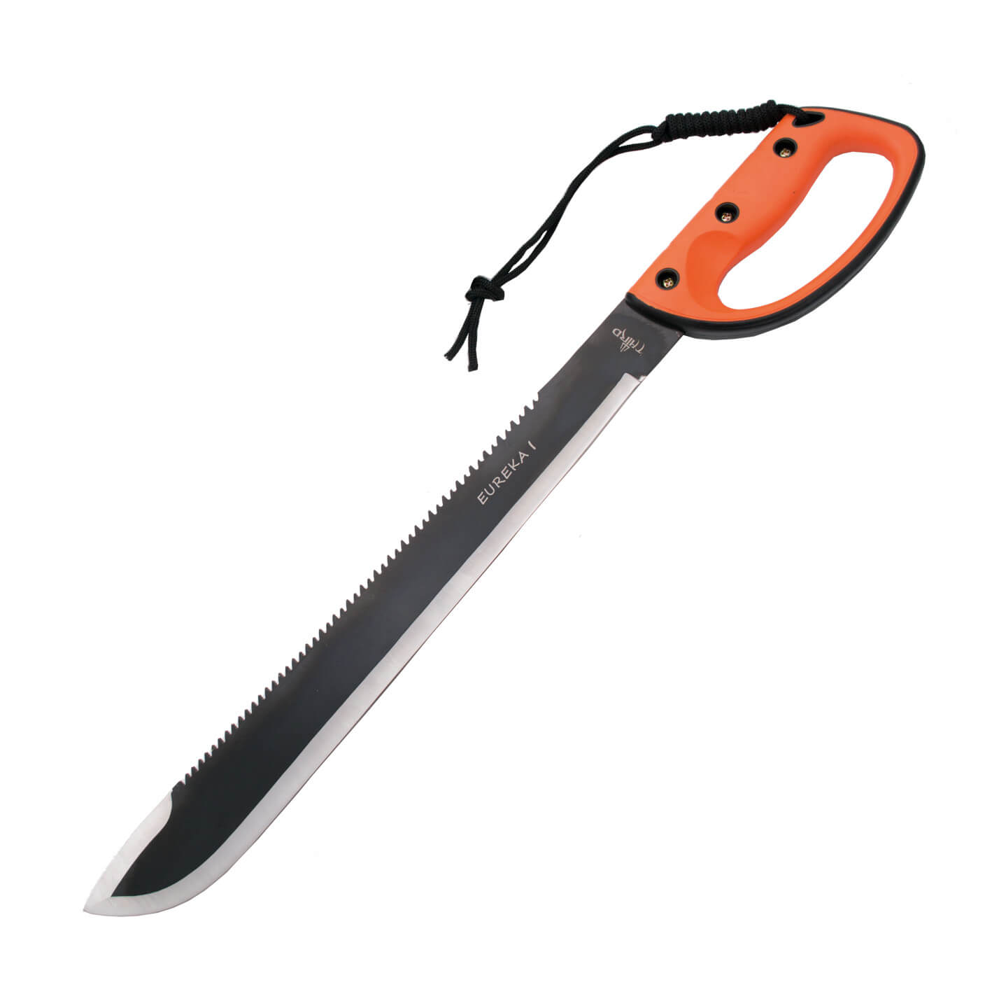 Machete cortacañas grande de 61.5 cm con hoja negra y mango de A...