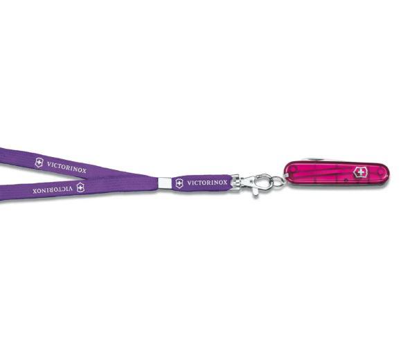 Navaja multiusos My first Victorinox con sierra rosa translucido