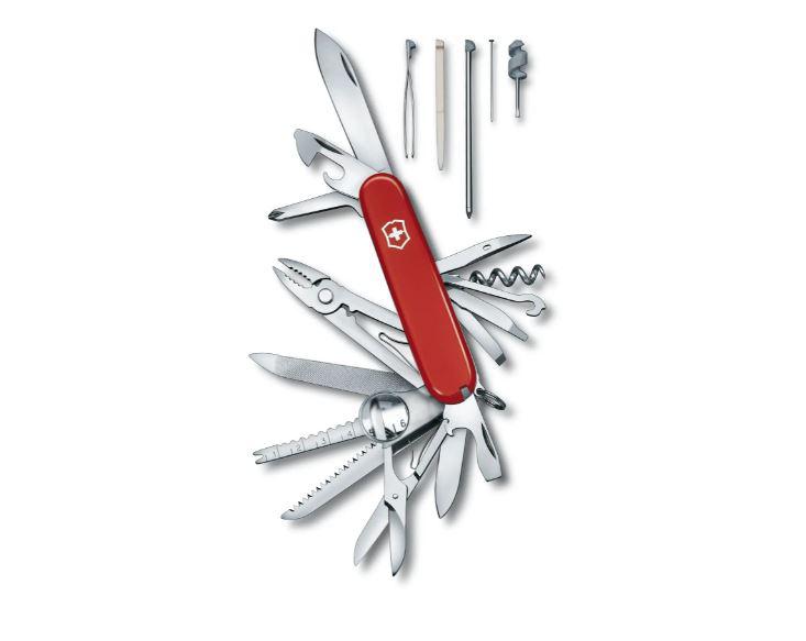 Navaja de bolsillo Victorinox Swiss Champ roja en blíster