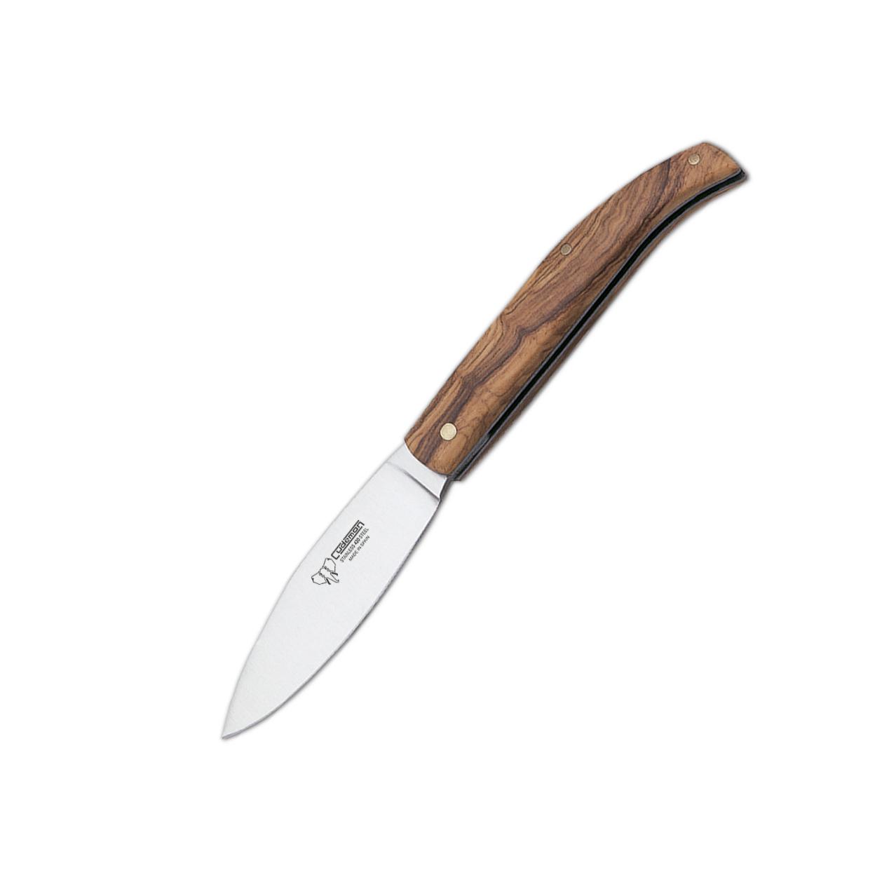 Navaja de bolsillo Cudeman. Mango olivo satinado. Acero 420