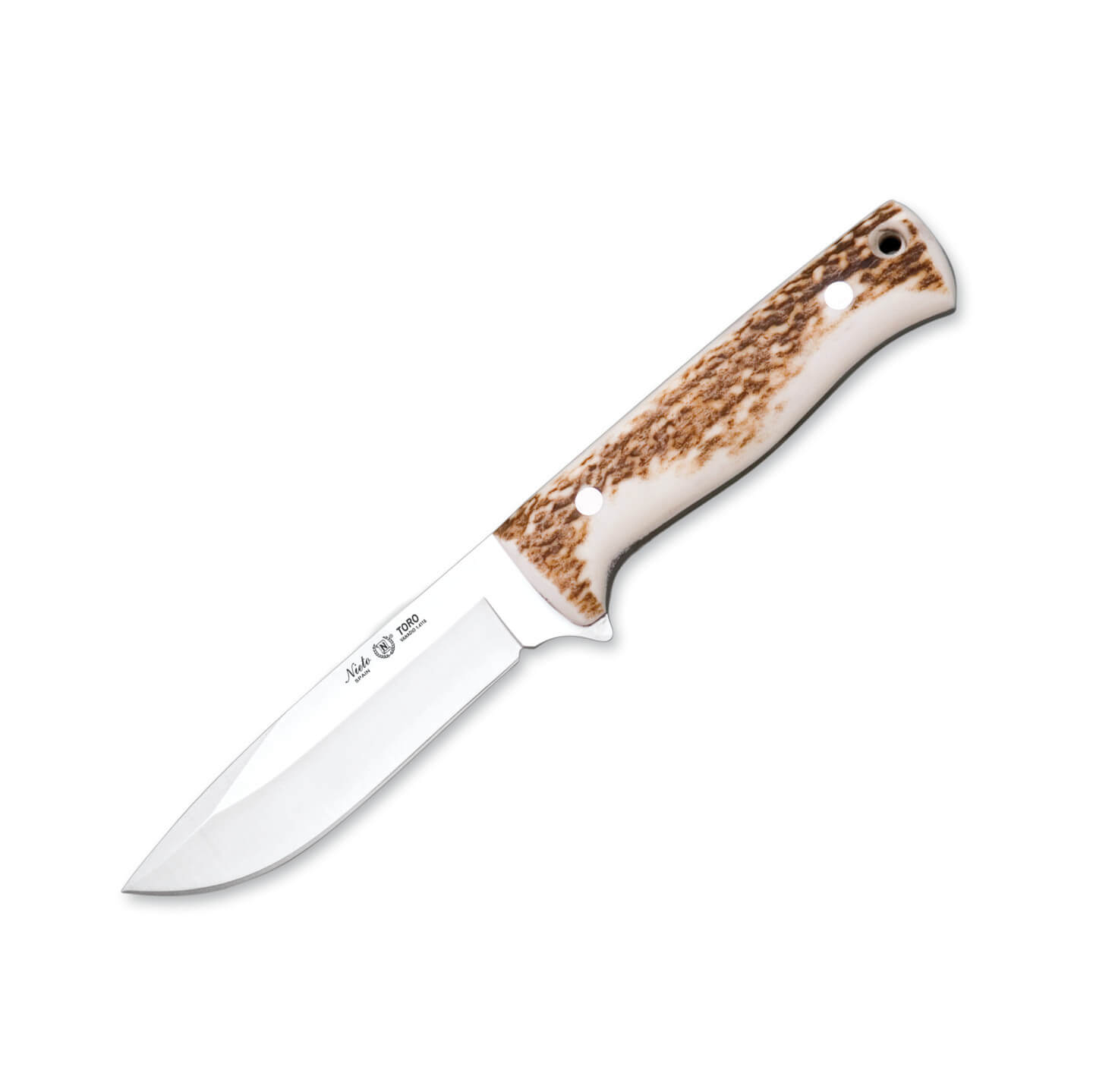 Cuchillo de caza Nieto Toro con mango de asta de ciervo con hoja ...