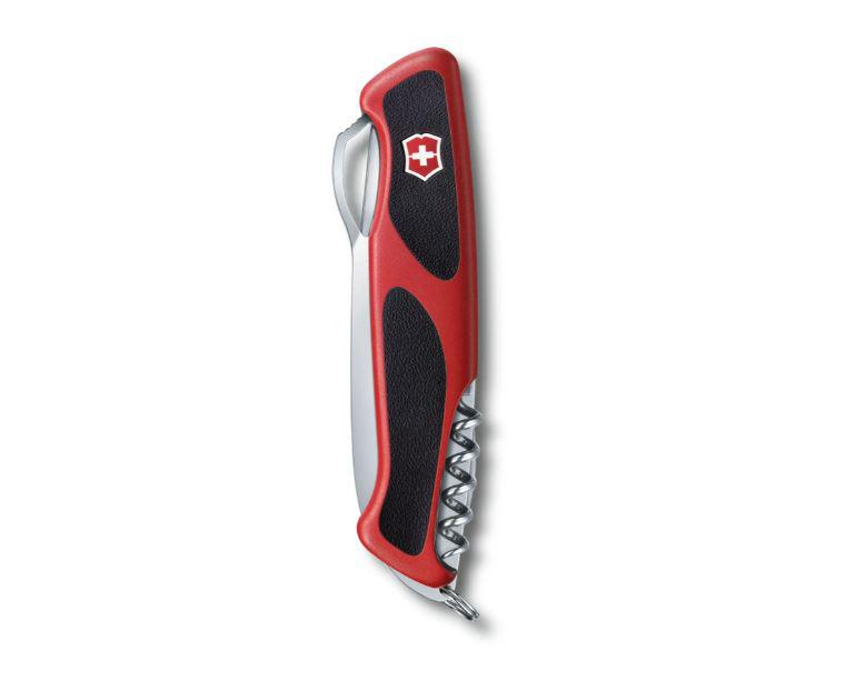 Navaja multiusos Victorinox Ranger Grip 61 roja y negra con 11 funciones