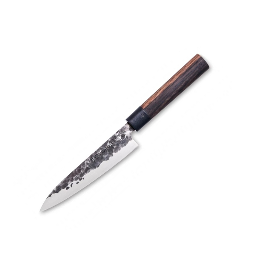Cuchillo de cocina 3 Claveles Osaka con mango de madera de granad...