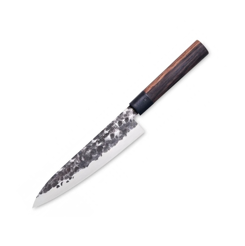 Cuchillo de cocina 3 Claveles Osaka con mango de madera de granad...
