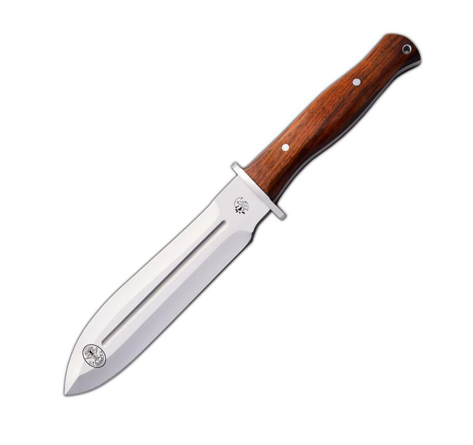 JV EZAPAC military knife with cocobolo wood handle
