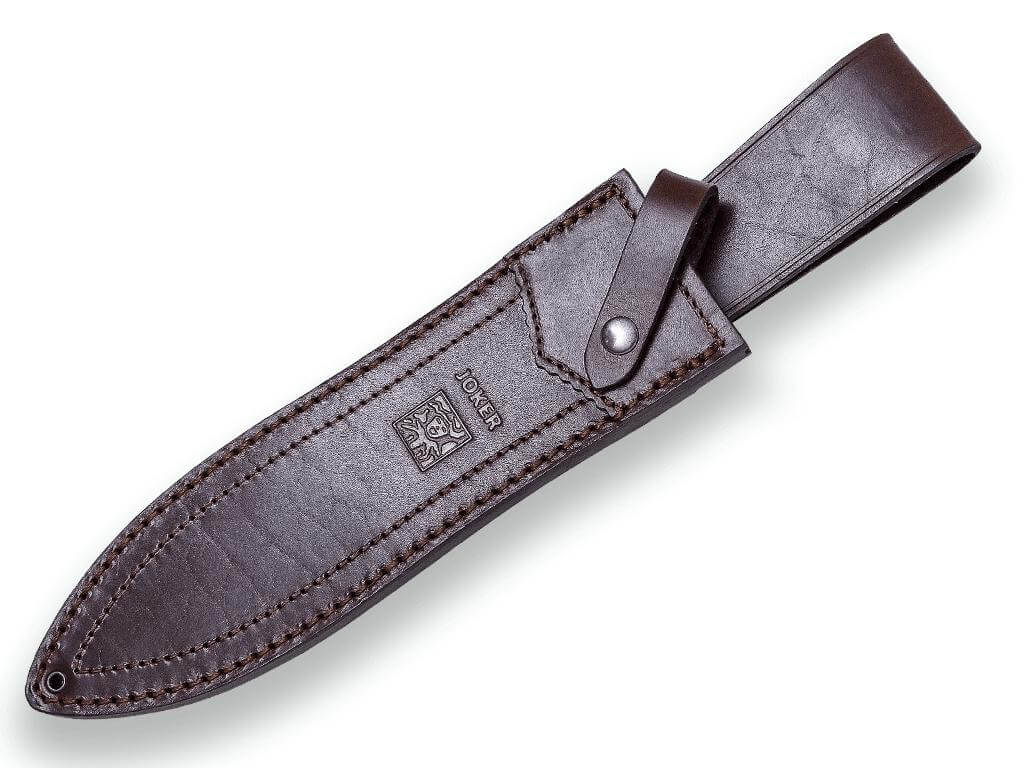 Cuchillo de caza Joker Jabali con mango de madera de olivo