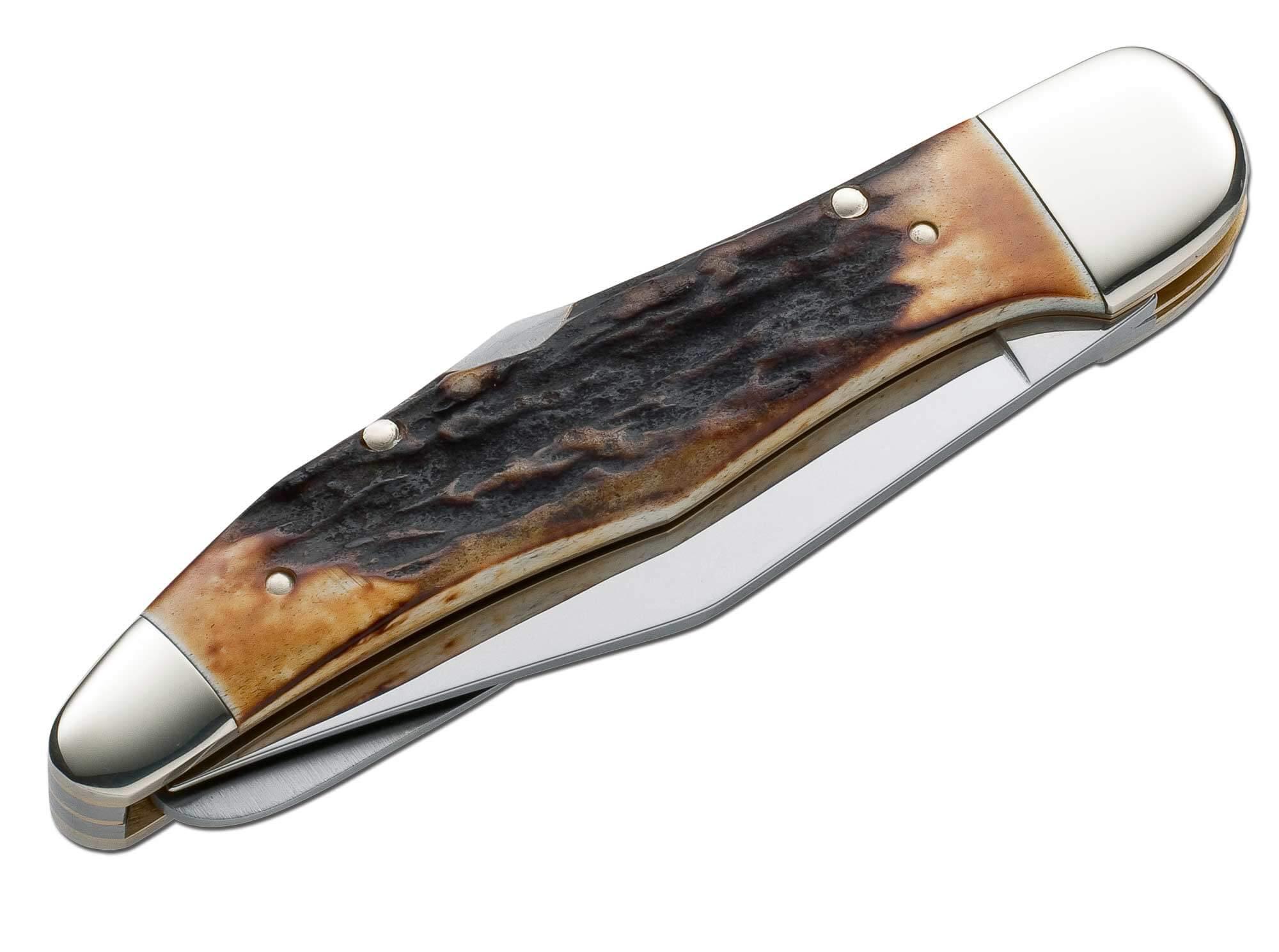 Navaja multiusos Hunters Knife Duo con mango de asta de ciervo