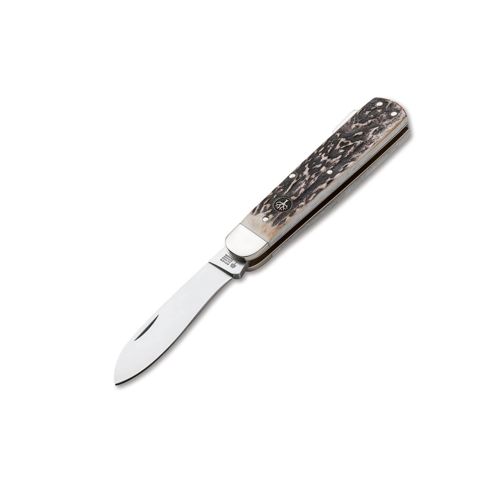 Canivete de caça Boker Hunters Knife Mono CPM com cabo de veado