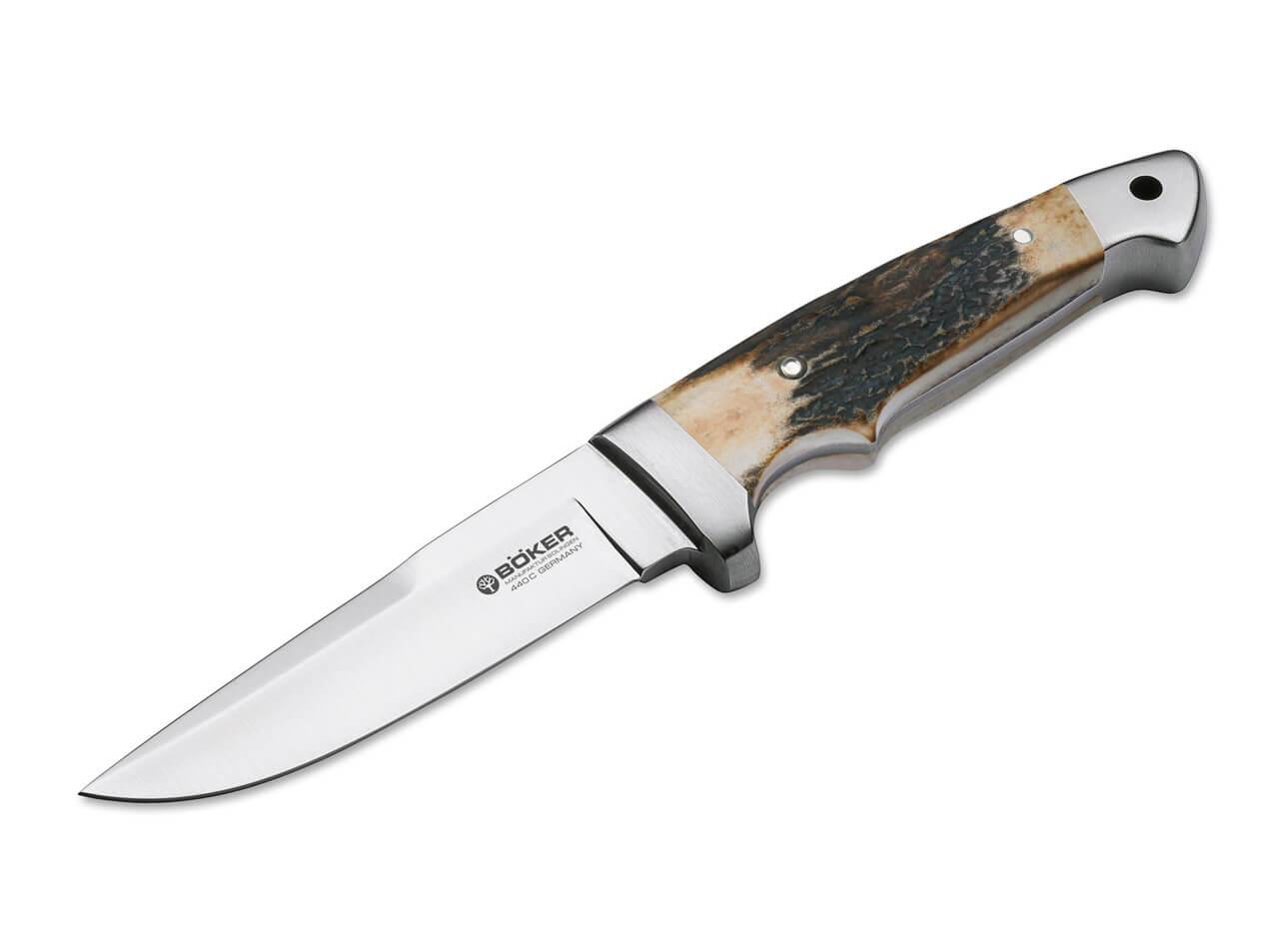 Cuchillo de caza Vollintegral 2.0 Stag de Boker con hoja de acero 440C