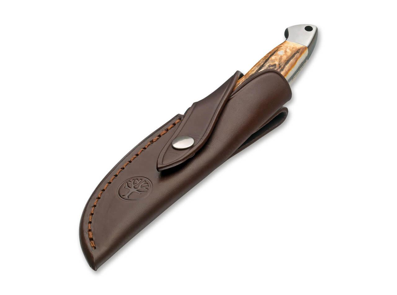 Cuchillo de caza Vollintegral 2.0 Stag de Boker con hoja de acero 440C