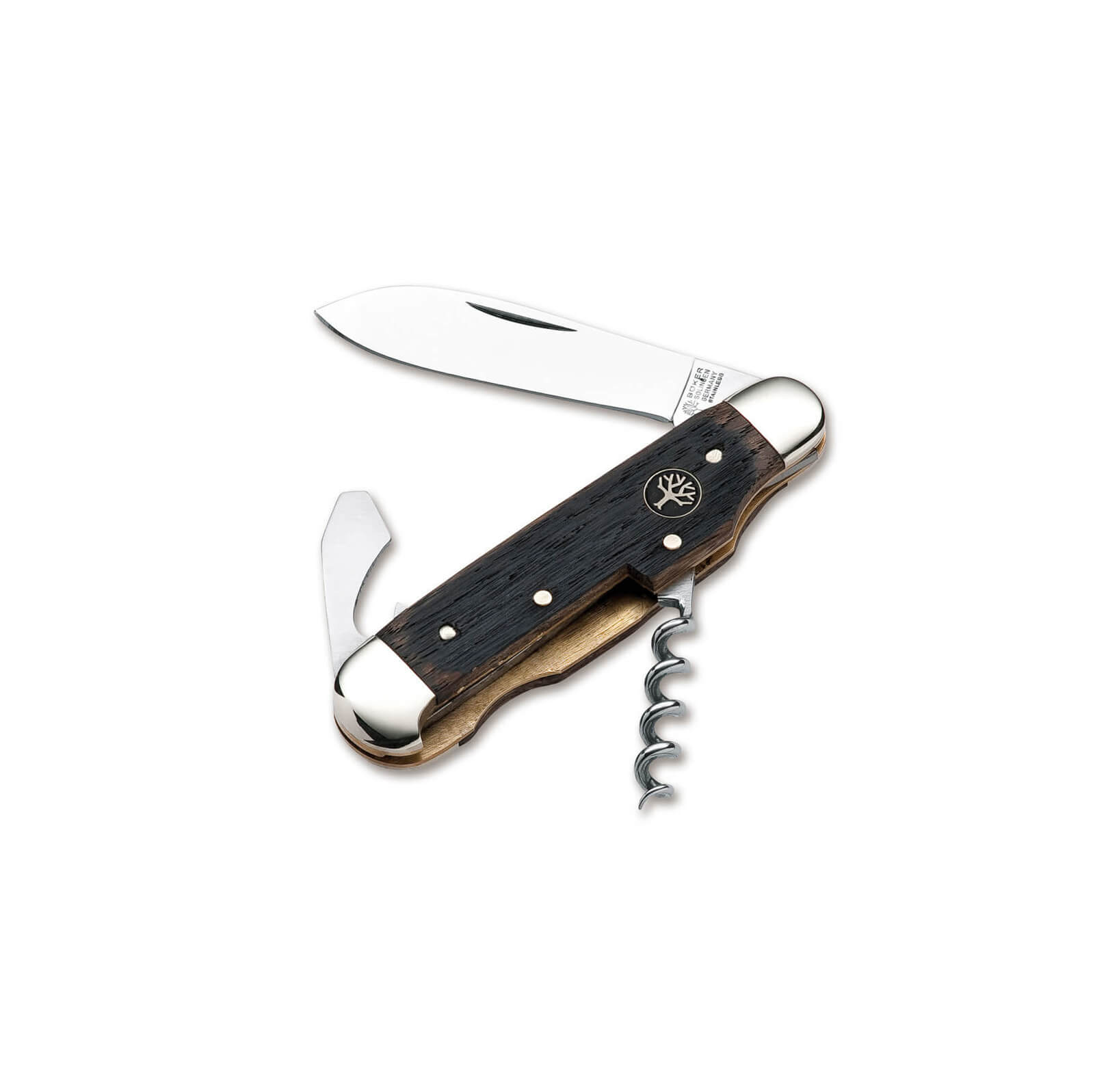 Navaja de bolsillo Boker Wine Knife con hoja de acero