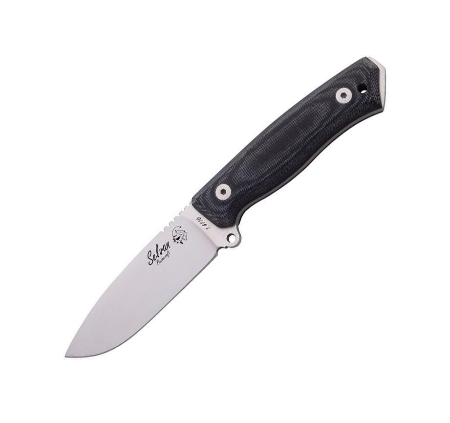 JV Selvan with ground edge with black trf handle
