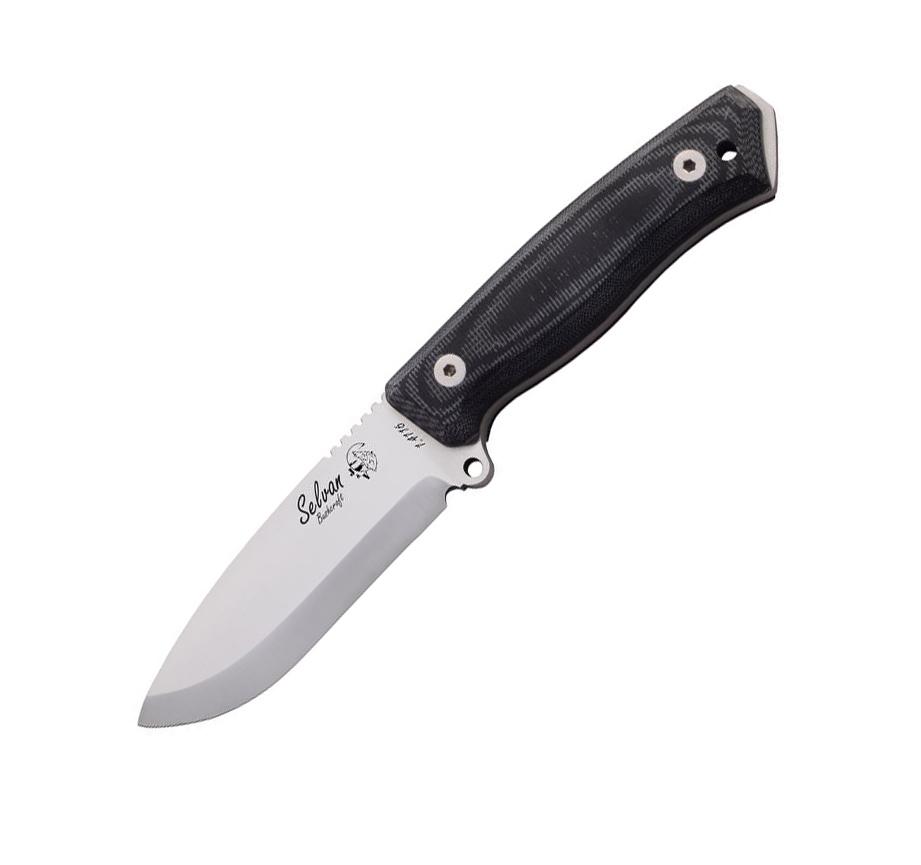 JV Selvan with scandi edge with black trf handle