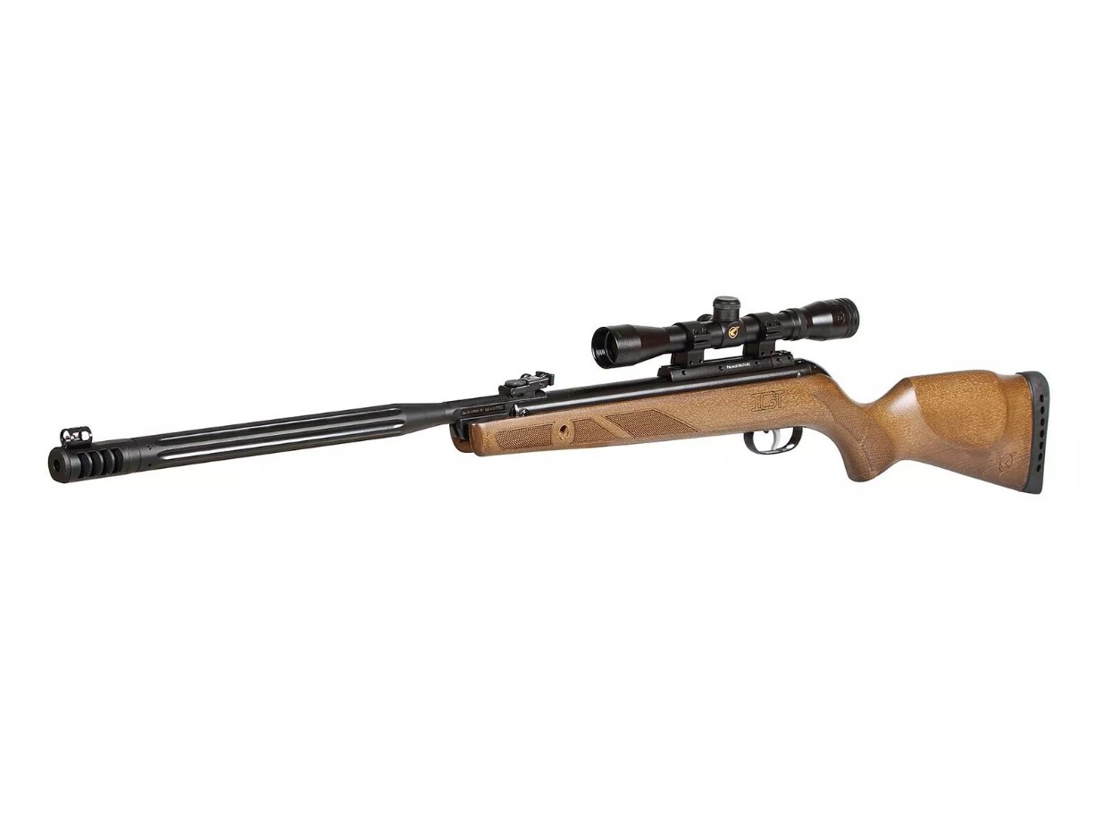 Gamo Hunter Maxxim IGT 5,5 mm espingarda de ar com caldo de madei...
