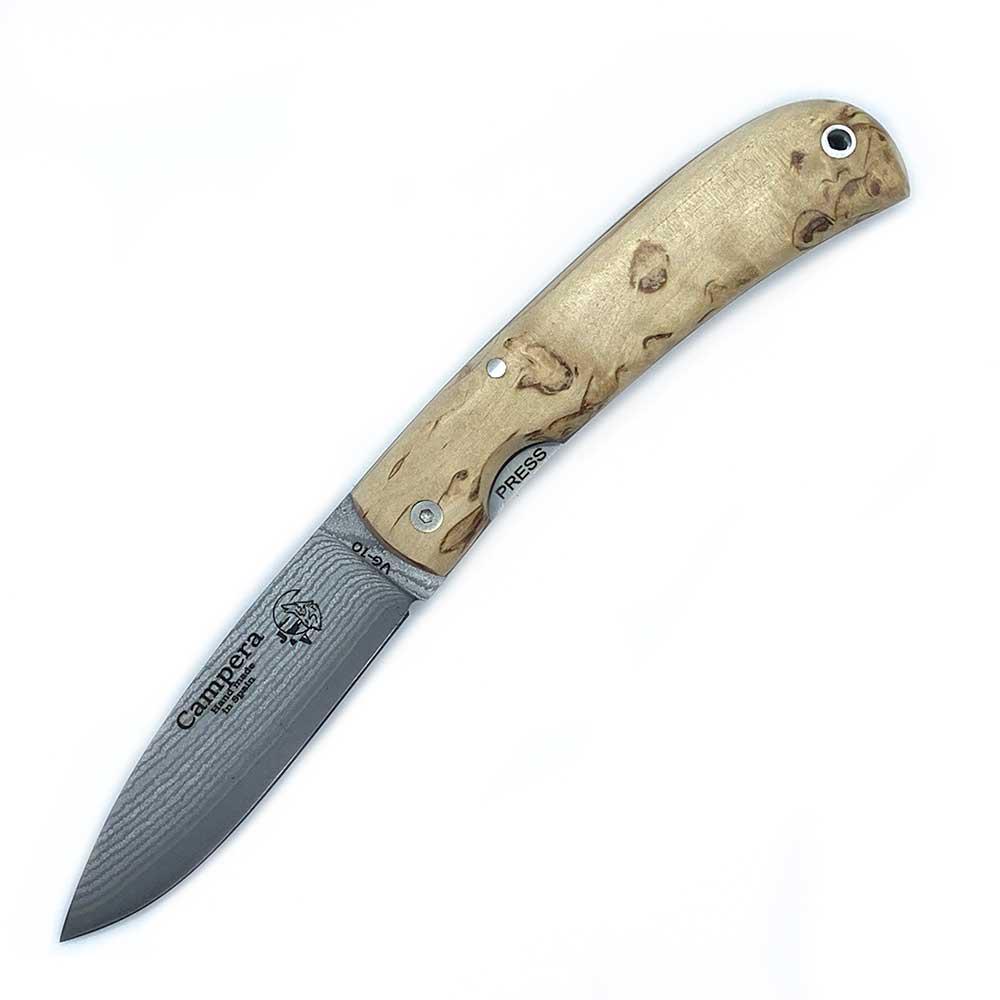 Navaja Campera JV abedul rizado y VG10