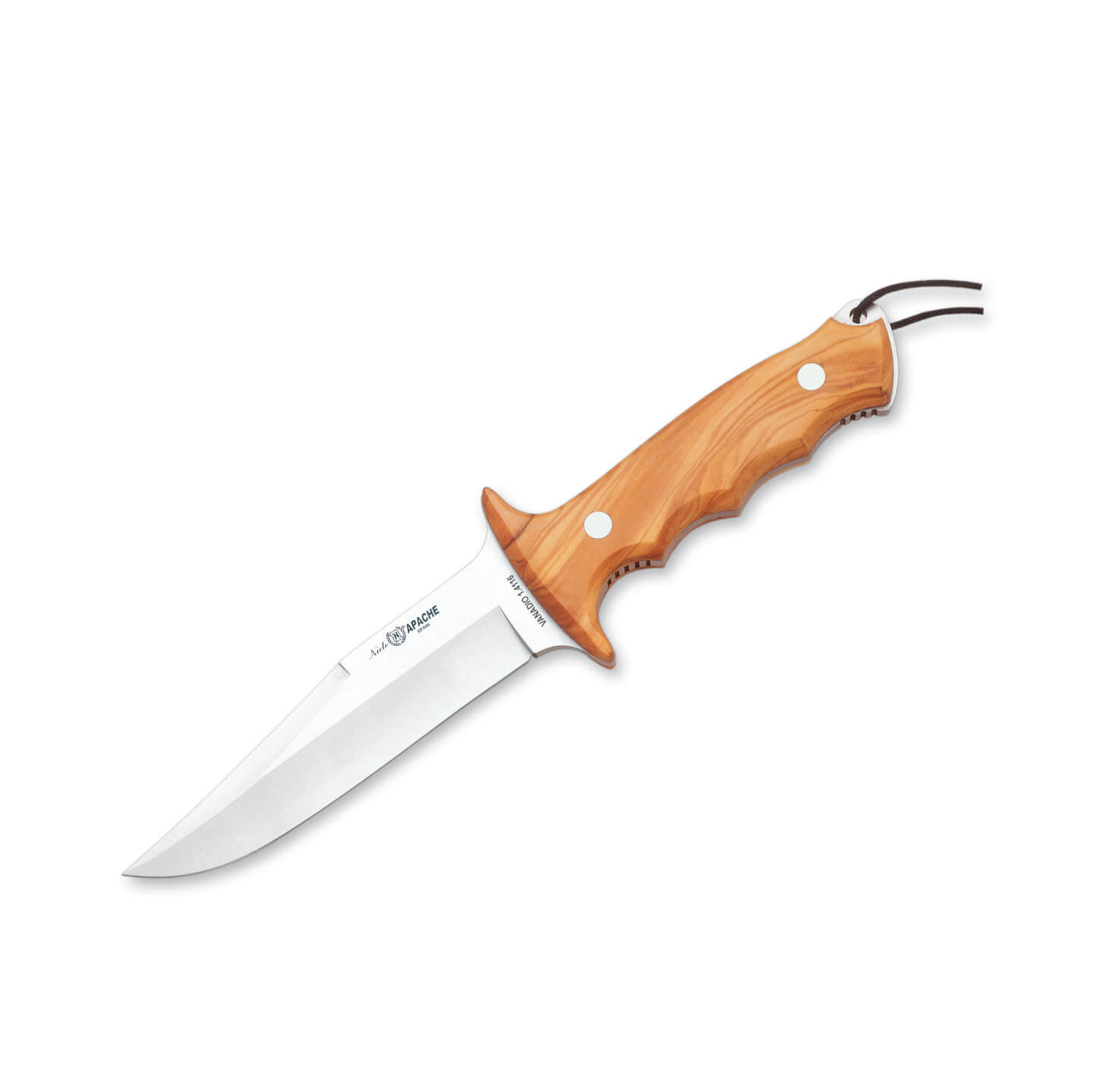 Cuchillo de caza Nieto Apache con hoja de 14.5 cm y mango de made...