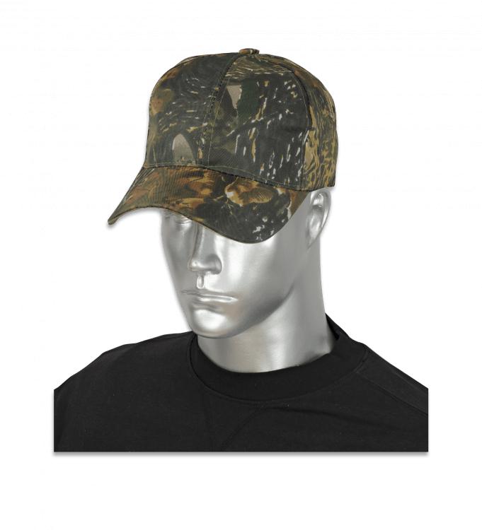 Gorra de color verde hojas de camuflaje de la marca Barbaric