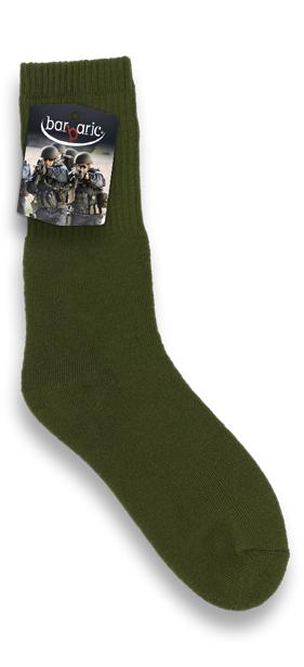 Calcetines de la marca Barbaric de color verde de talla única