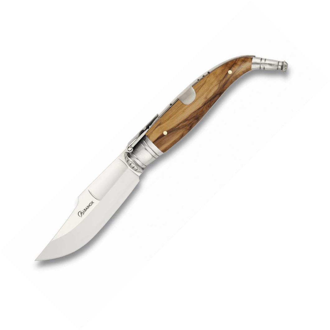 Navaja CLASICA LUJO Nº00 con mango de Olivo y hoja de 6 cm