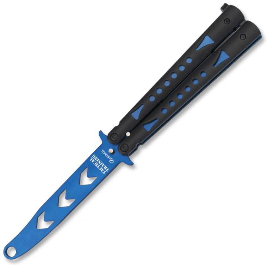Navaja abanico Albainox de entrenamiento con mango de aluminio ne...