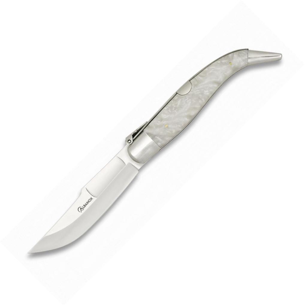 Navaja de Albainox TEJA Nº1 con cachas de imitación nácar, vir...