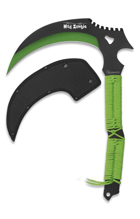 Hoz Albainox MAD ZOMBIE con hoja de 20,3 cm