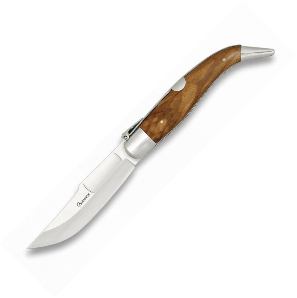 Navaja de bolsillo Albainox TEJA Nº00 con cachas de madera de ol...