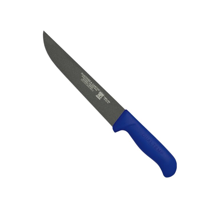 Cuchillo carnicero con hoja de 22.5 cm recubierta de teflon y man...