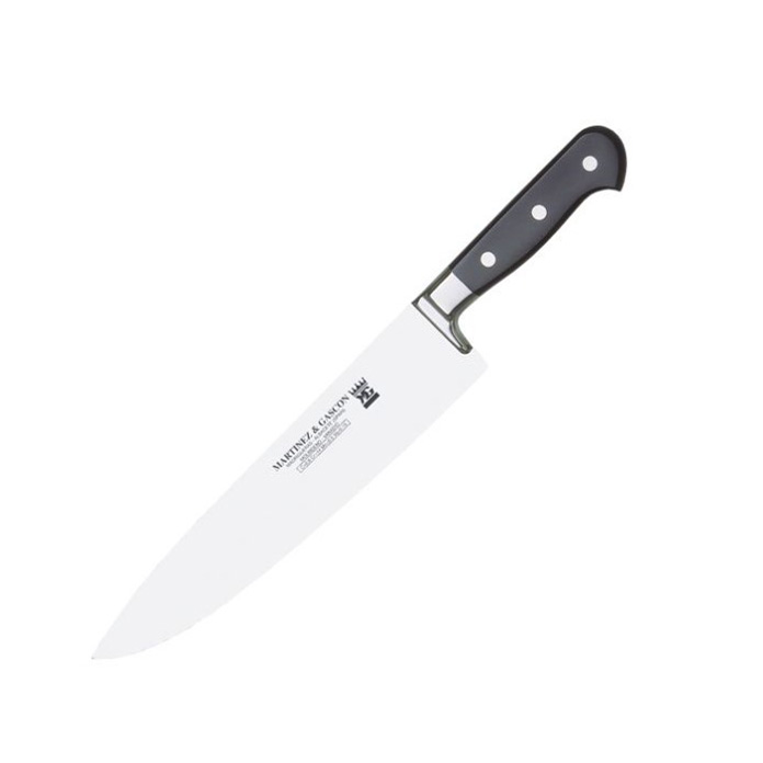 Cuchillo cocinero con hoja de 25.5 cm y mango envirolado de polio...