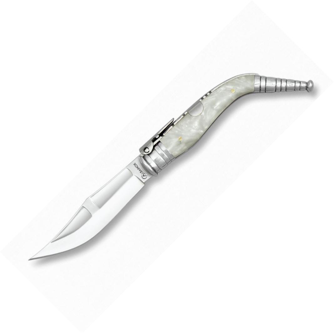 Navaja BANDOLERA Nº0 de Albainox con mango de nácar de imitaci�...