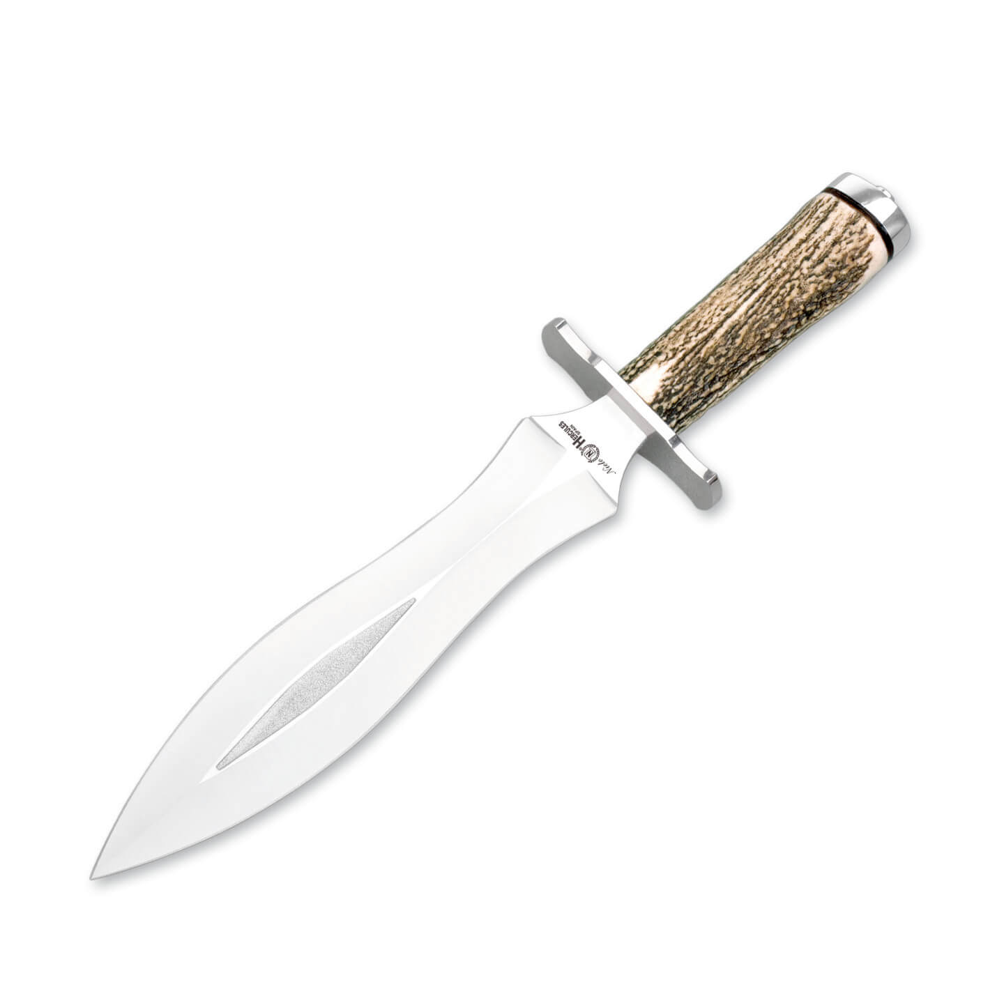 Cuchillo de remate Nieto Hércules con mango de asta de ciervo y ...