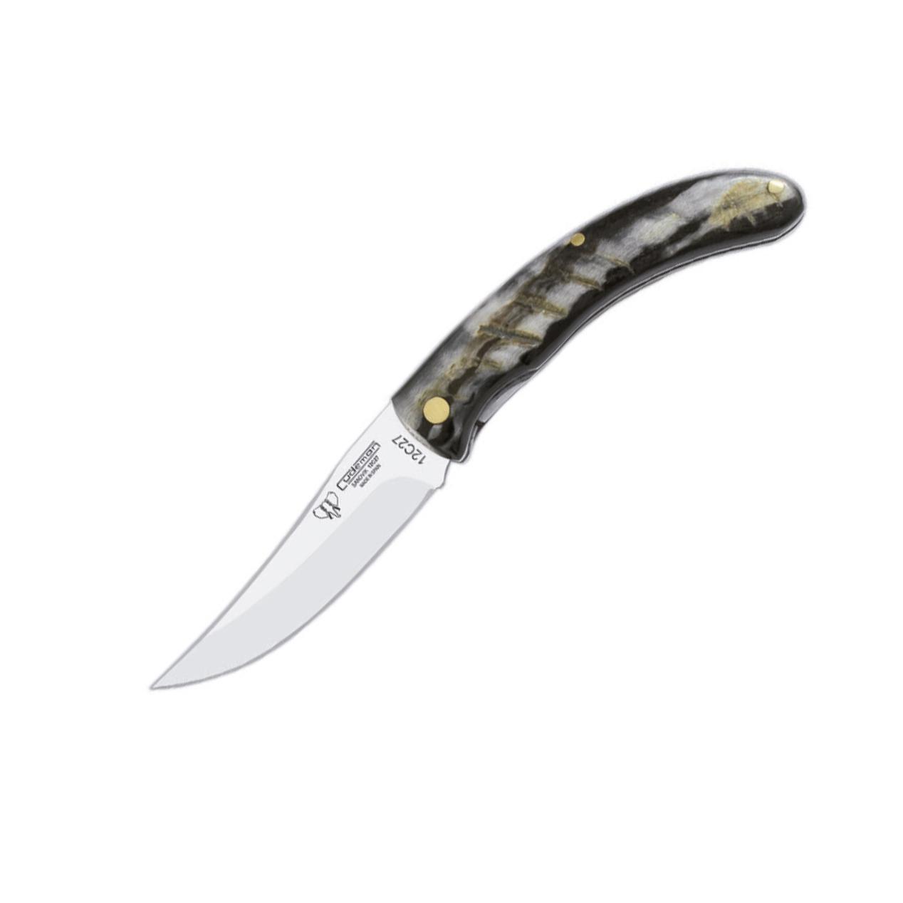 Navaja de caza Cudeman. Puño en muflon. Hoja 8,5 cm. Acero 12C27...