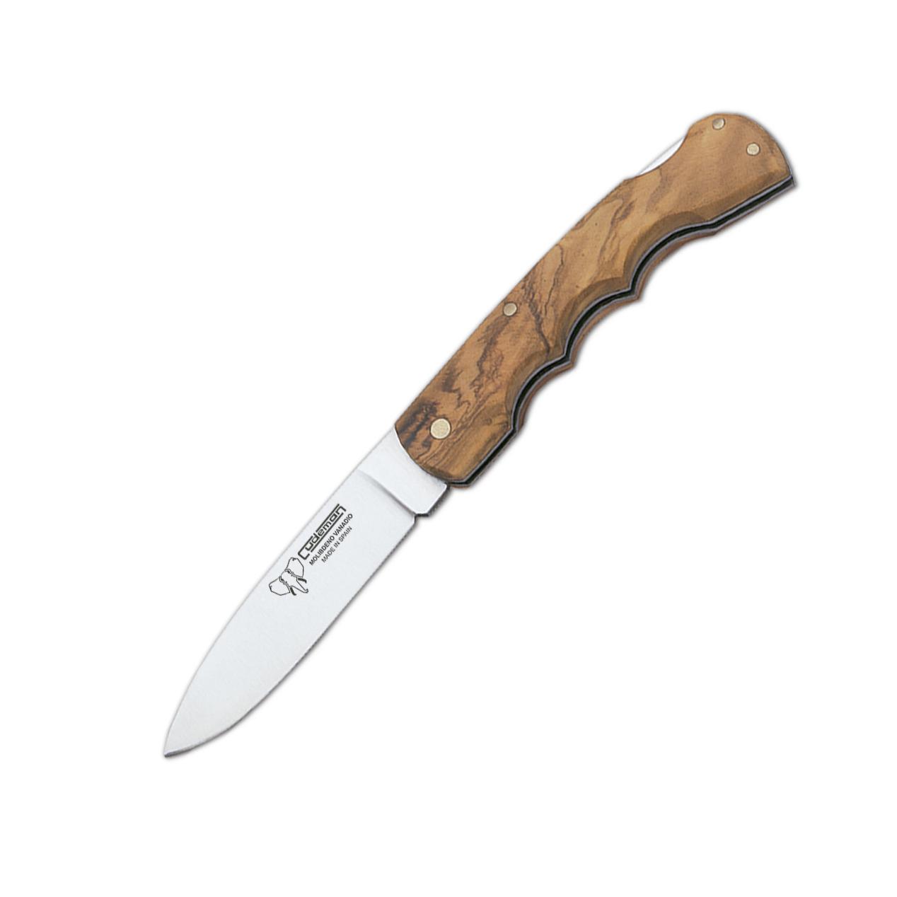 Navaja de caza Cudeman. Puño en madera de olivo. 8 cm. Hoja est�...