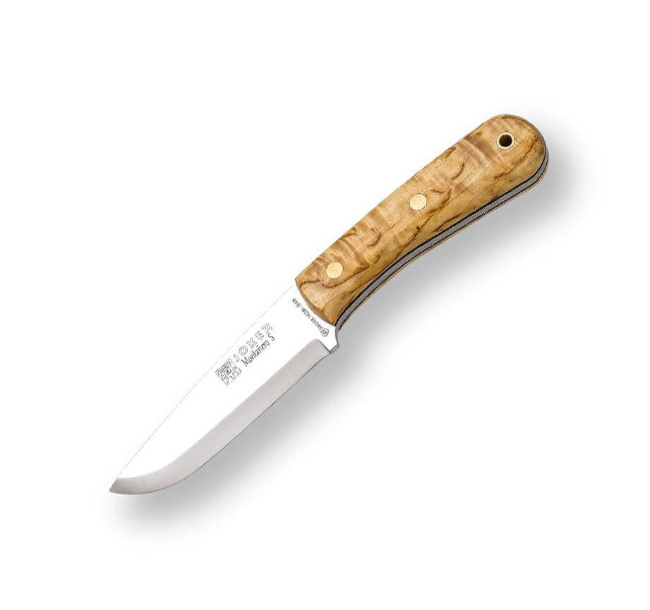 Cuchillo Joker Montañero con mango de madera de abedul con peder...