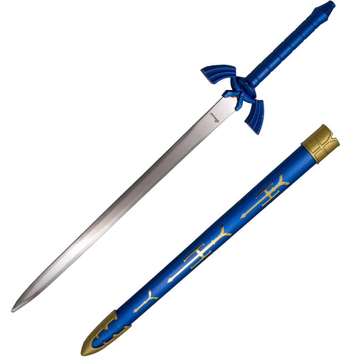 Daga The Legend of Zelda con vaina de ABS azul y dorada longitud total 32 cm