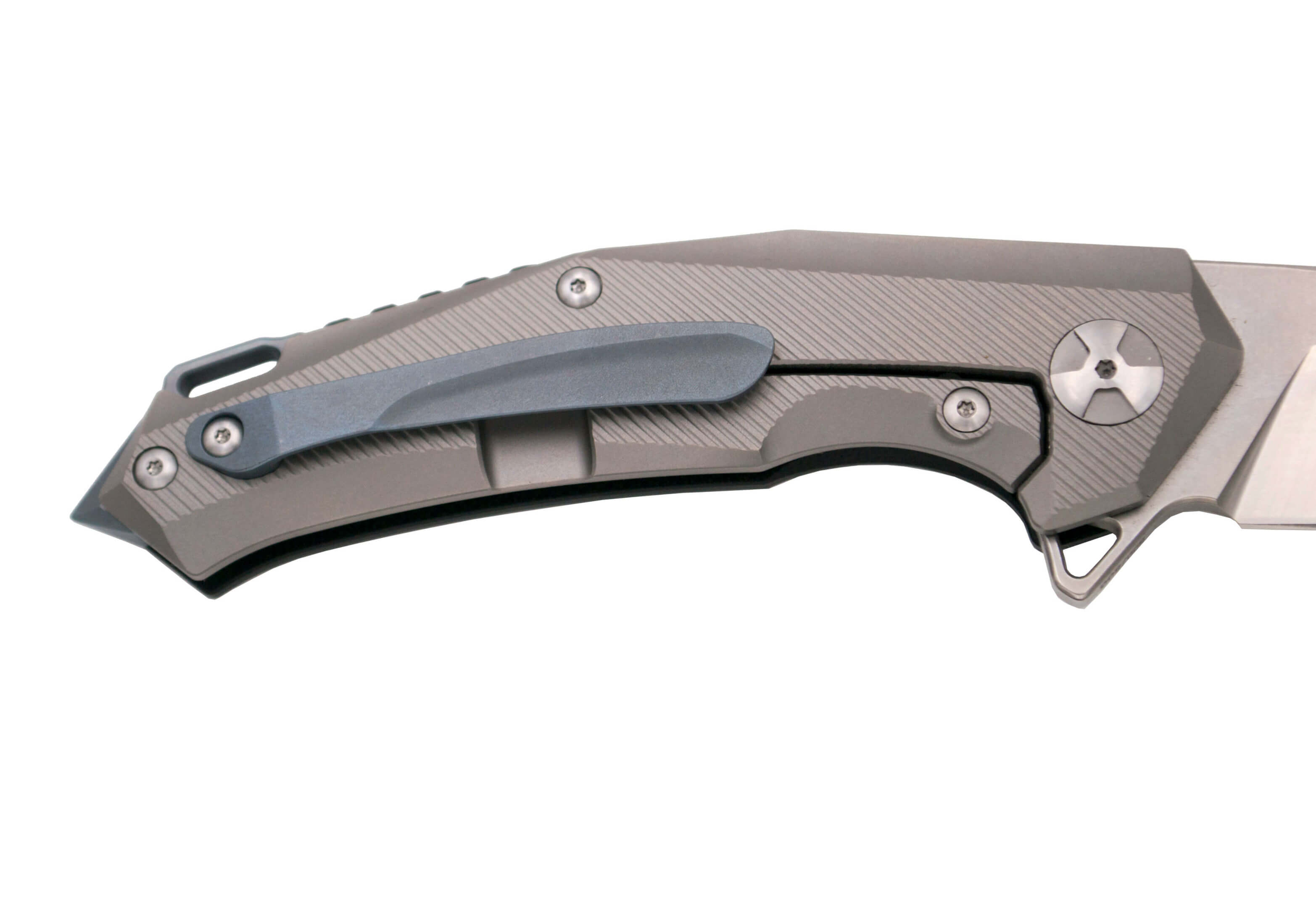 Navaja edición limitada con mango de G10 negro y titanio apertura Ball Bearing