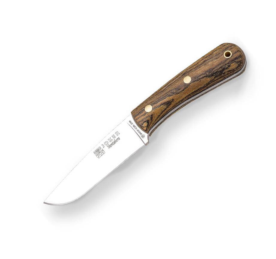Cuchillo Joker Montañero con mango de madera de bocote con peder...