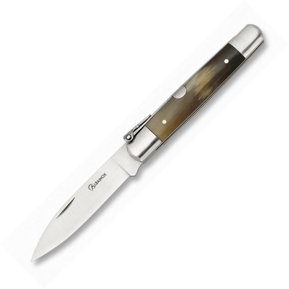 Navaja MACHETE Nº0 Albainox con mango de asta de toro, virola de...