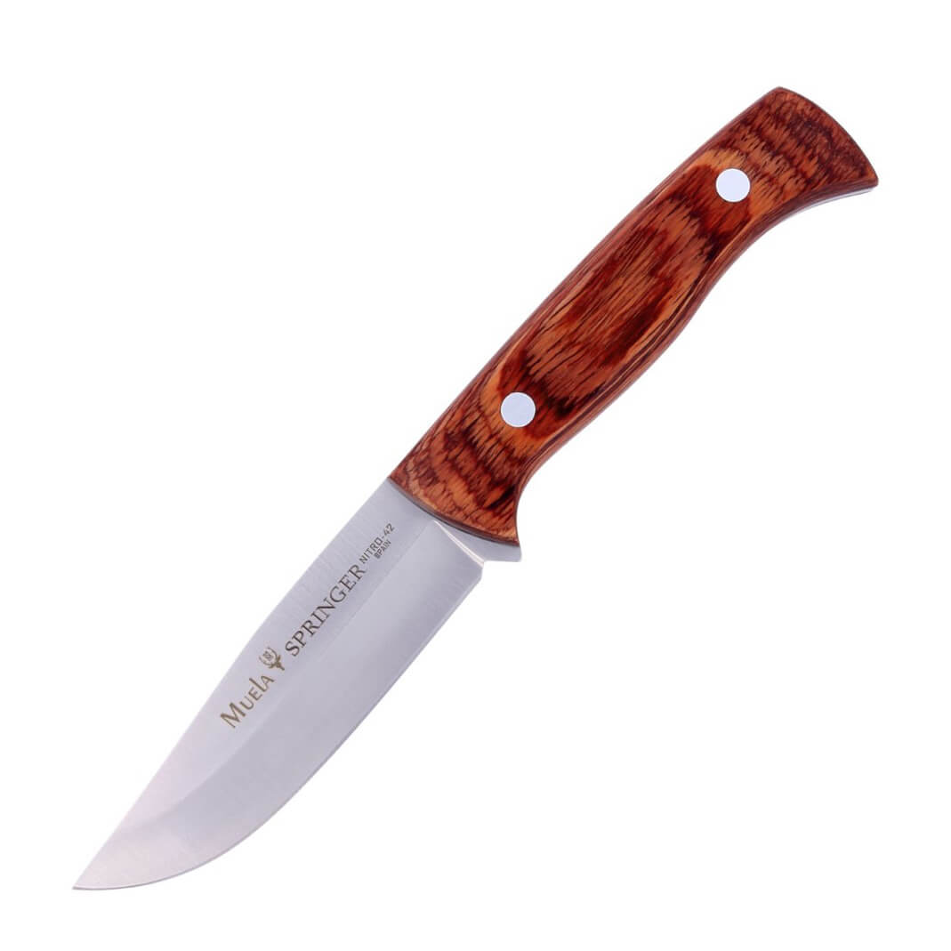 Muela Springer cuchillo táctico y bushcraft con hoja de acero Ni...