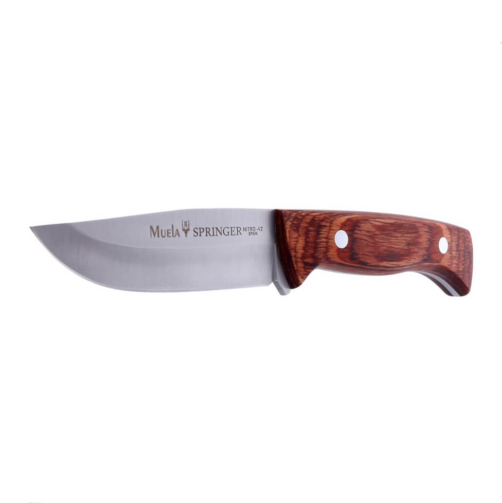 Muela Springer cuchillo táctico y bushcraft con hoja de acero Nitro42