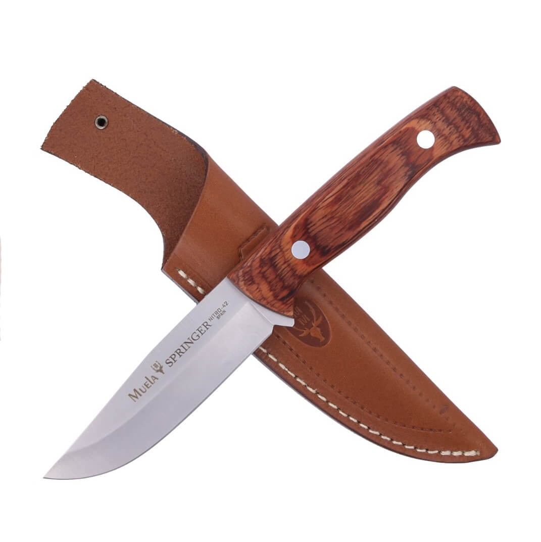 Muela Springer cuchillo táctico y bushcraft con hoja de acero Nitro42