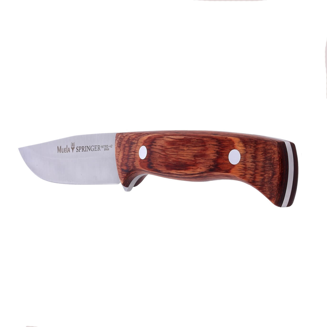 Muela Springer cuchillo táctico y bushcraft con hoja de acero Nitro42
