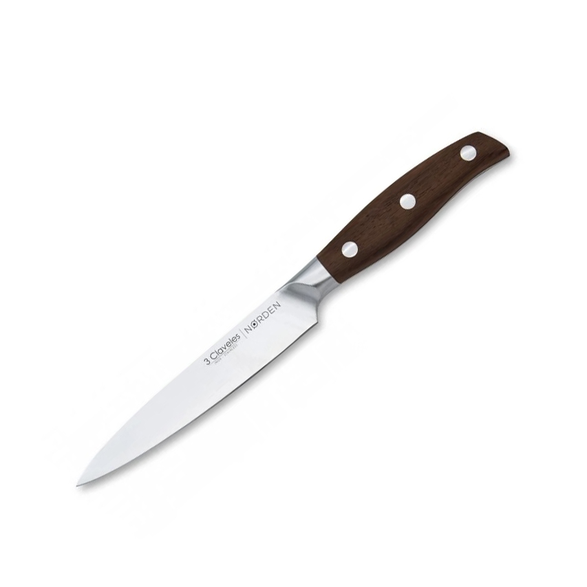 Cuchillo cocinero forjado serie Norden con mango de roble y hoja ...