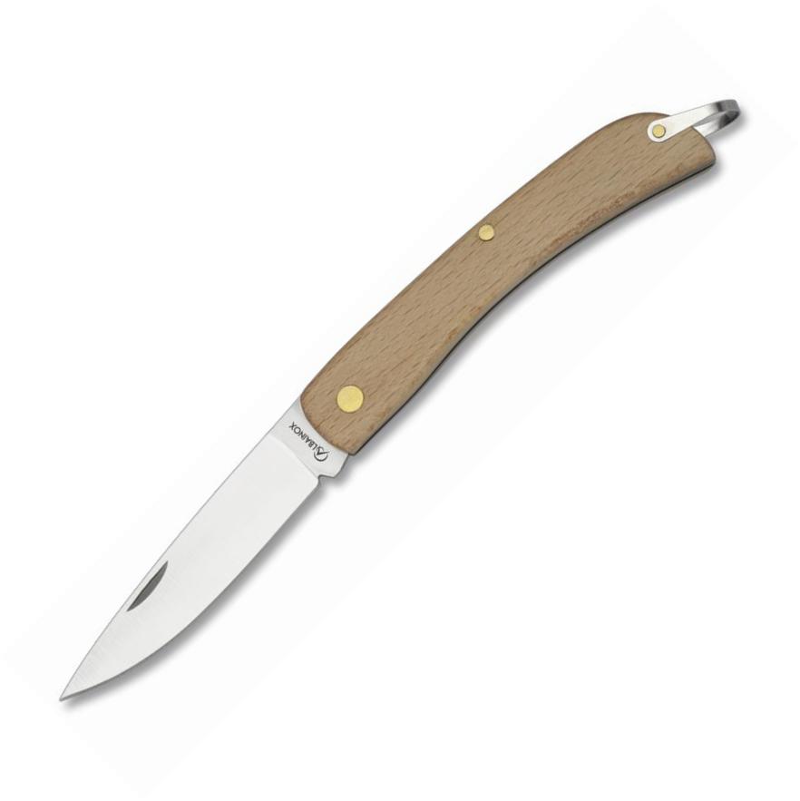 Navaja Albainox Campaña con cachas de madera y hoja de 9,5 cm de...
