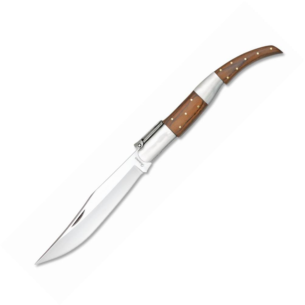 Navaja árabe Albainox con hoja de 16,9 cm y mango de stamina roj...