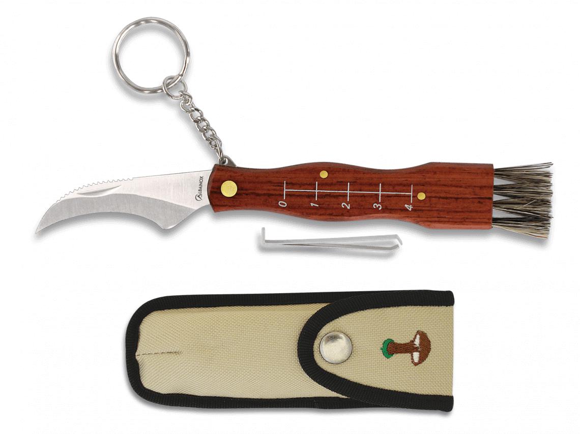 Navaja setera de Albainox con funda beige, cepillo, pinza, mango ...