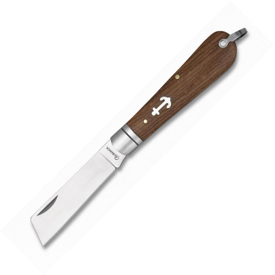 Navaja MARINERA de madera de la marca Albainox con hoja de 7,5 cm